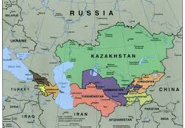 mappa dove si vede il kazakistan